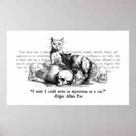 ミステリアスな猫 ポスター