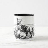 ミステリアスな猫 マグカップ (中央)