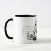 ミステリアスな猫 マグカップ (左)