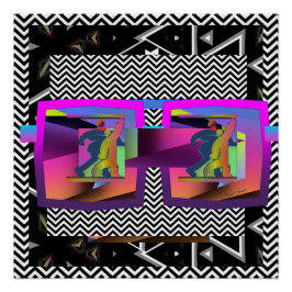 ミステリアスな眼鏡 ポスター