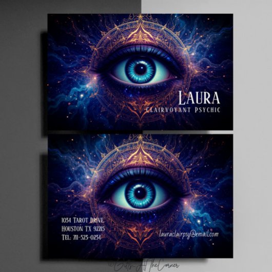 ミステリアスアイマンダラクレアボイヤント精神培地 名刺