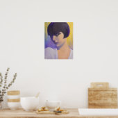 ミステリアスアールデコレディーポスター ポスター (キッチン)