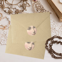 ミステリアススマイルの美フランスの女ヴィンテージ