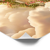 ミステリアスファンタジーフローラ超現実的自然ランド ポスター (コーナー)