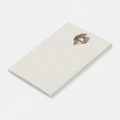 ミステリアス不気味な魔法ジェニーの頭顔ターバン ポストイット (アングル)