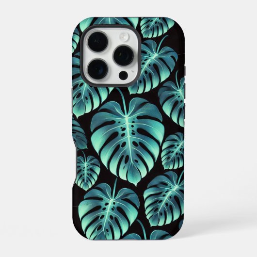 ミステリアス モンステラ iPhoneケース (裏面)