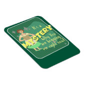 ミステリーおもしろいスナークレトロ読ズ主婦 マグネット (右側)