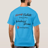 ミステリーと魔法 – ライトテーマ Tシャツ (裏面)