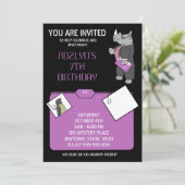 ミステリーな誕生日招待状 招待状 (スタンド正面)