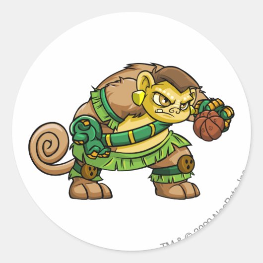 ミステリーアイランドチームキャプテン2 ラウンドシール (正面)