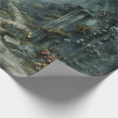 ミステリーアーチバンパイレコーレハロウィーン |ゴシック ラッピングペーパー (角)