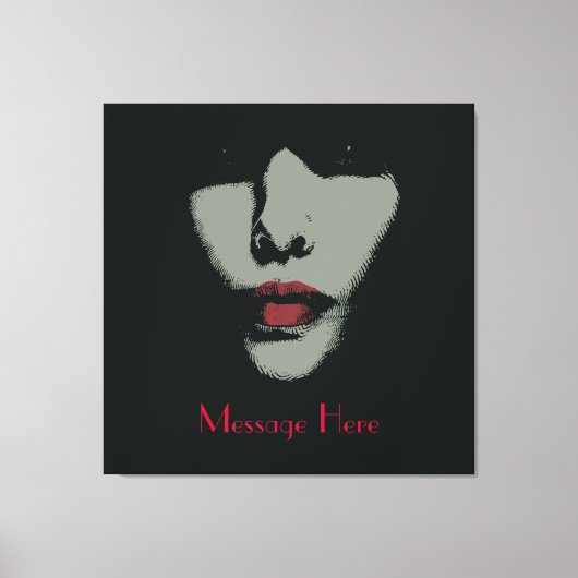 ミステリーウーマンキャンバスプリント キャンバスプリント (正面)