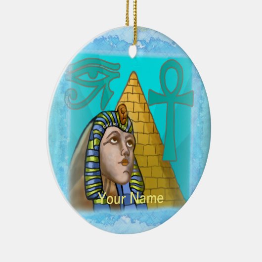 ミステリーエジプトオーナメント セラミックオーナメント (右)