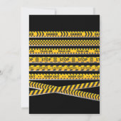 ミステリーエスケープルーム誕生日 招待状 (裏面)