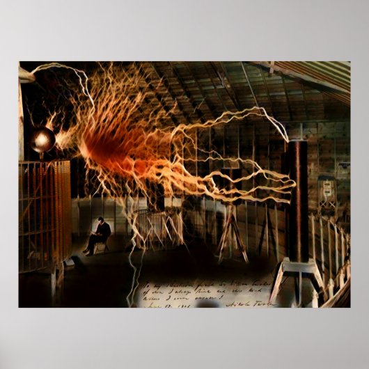 ミステリーカラーレドゥックスのニコラテスラマン ポスター (正面)