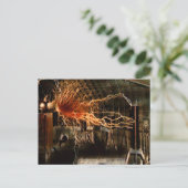 ミステリーカラーレドゥックスのニコラテスラマン ポストカード (スタンド正面)