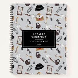 ミステリーキッズ シークレットエージェント スパイ デtective テーマ ノートブック