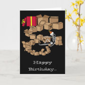 ミステリーギフト誕生日カード カード (黄色い花)