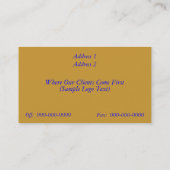 ミステリーサークルの名刺 名刺 (裏面)