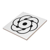 ミステリーサークルの花 – 幾何学宇宙アート タイル (側面)