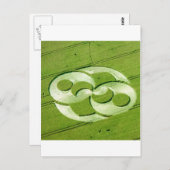 ミステリーサークルジュリアセットリディントン城1996 ポストカード (正面/裏面)