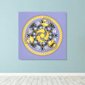 ミステリーサークルマンダラ5、キャンバスプリント キャンバスプリント (インサイチュ (ウッドフロア))