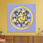 ミステリーサークルマンダラ5、キャンバスプリント キャンバスプリント (インサイチュ (リビング))