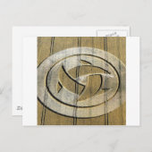 ミステリーサークル三日月のモーンズウィルトシャー ポストカード (正面/裏面)