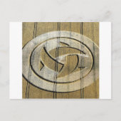 ミステリーサークル三日月のモーンズウィルトシャー ポストカード (正面)