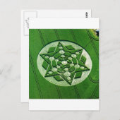 ミステリーサークル回転スターウィルトシャー ポストカード (正面/裏面)