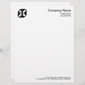 ミステリーサークル記号03 – 黒 レターヘッド (正面/裏面)