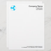 ミステリーサークル記号04 – スカイブルー レターヘッド (正面/裏面)