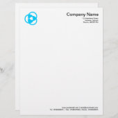 ミステリーサークル記号05 – スカイブルー レターヘッド (正面/裏面)