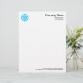 ミステリーサークル記号 – スカイブルー レターヘッド (スタンド正面)