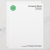 ミステリーサークル記号 – 緑 レターヘッド (正面/裏面)