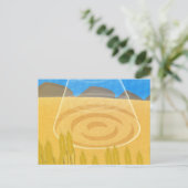 ミステリーサークルUFO ポストカード (スタンド正面)