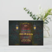 ミステリードア 部屋脱出 バースデーパーティー 招待状 (スタンド正面)