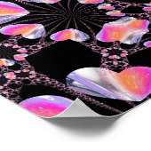 ミステリーハートフラクタル ポスター (角)