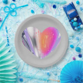 ミステリーハート ペーパープレート (パーティー)