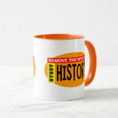 ミステリーヒストリオレンジオーバルを削除 マグカップ (正面右)