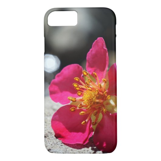 ミステリーピンクの花写真 Case-Mate iPhoneケース (裏面)