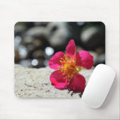 ミステリーピンクの花 マウスパッド (マウス)
