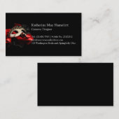 ミステリーベニス風のマスク 名刺 (正面/裏面)