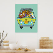 ミステリーマシンで混雑している ポスター (キッチン)