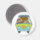 ミステリーマシンで混雑している マグネット (正面/裏面)