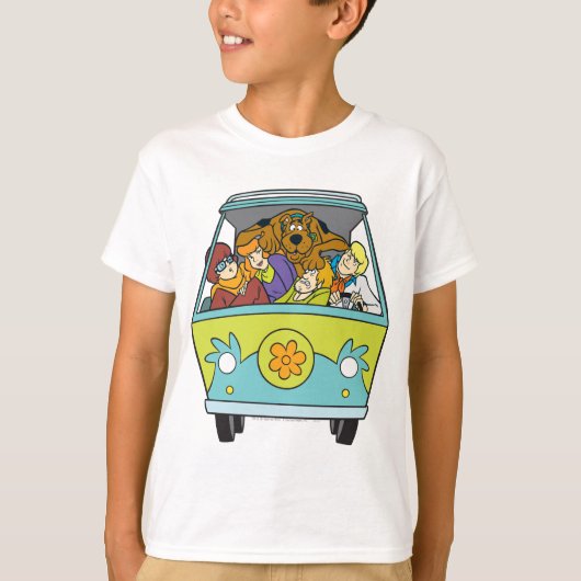 ミステリーマシンで混雑している Tシャツ (正面)