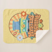 ミステリーマシンフローラグラフィック シェルパブランケット (正面(横))