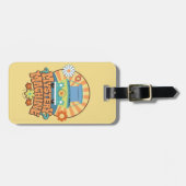 ミステリーマシンフローラグラフィック ラゲッジタグ (正面横)