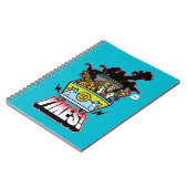 ミステリーマシン「イケス!」 グラフィック ノートブック (左側)