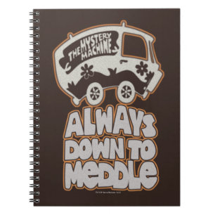 ミステリーマシン「常にメドルにダウン」 ノートブック